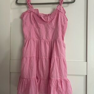 Pink Ruffled Dress